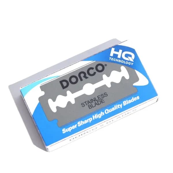 Двусторонние лезвия Dorco ST-300, классические для Т-образного станка 5 шт