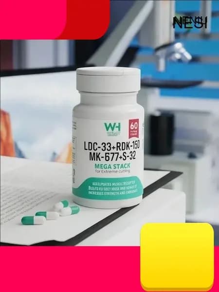 MEGA SARMS mk677 ибутаморeн10mg+ldc 43 лигандoл10mg+rdx150 радрион10mg+s32 масторекс 10mg 60 капсул Well-Health Research
