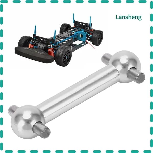 Система карданов, легкий алюминиевый сплав, для улучшения RC автомобиля Tamiya TT01 TT02 Серебро