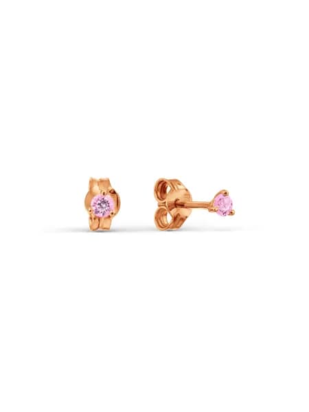 Серьги женские золотые 585 пробы с фианитами, KARATOV