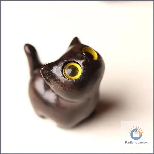 Эксклюзивные кошачьи подвески с зелёными глазами