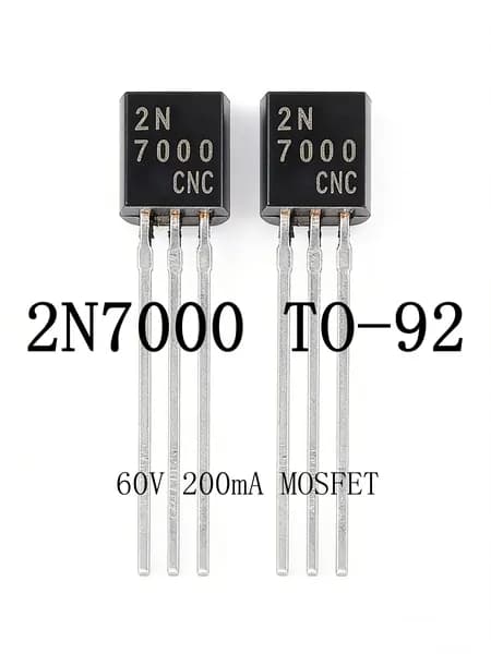 (100 шт.) новый-2N7000 Транзистор 0.2А/60В корпус TO-92