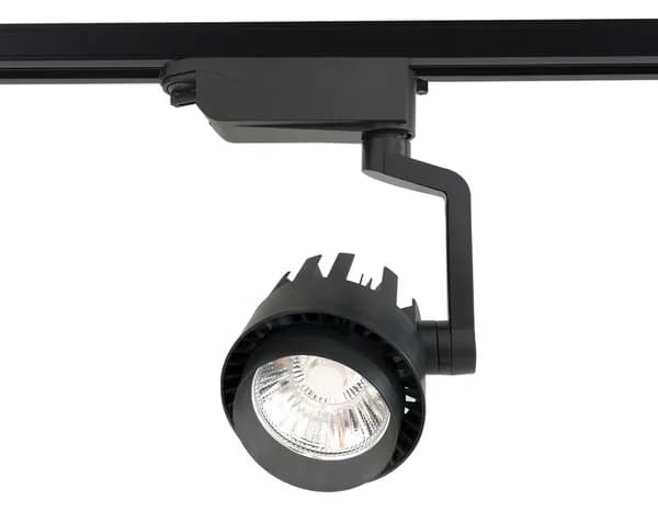 Трековый однофазный светильник LED 10W 4200K 24 , черный