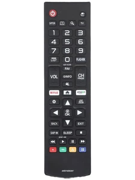 Пульт дистанционного управления для телевизора LG Akb75095307 Lcd Led HDTV телевизоры серии Lj и Uj