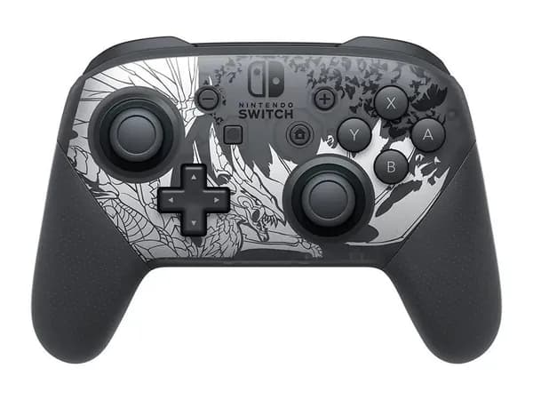 Геймпад Pro Controller для Nintendo Switch (Monster Hunter Rise Sunbreak) MyPads, черно-серый