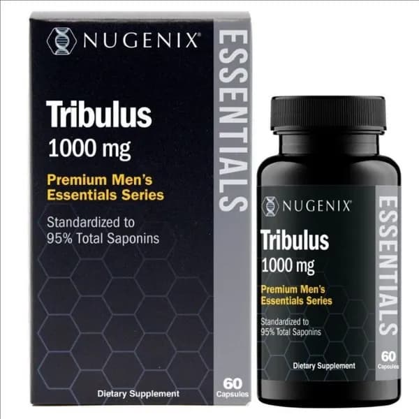 Nugenix Essentials Добавка с экстрактом трибулуса террестриса, 1000 мг, 60 капсул.