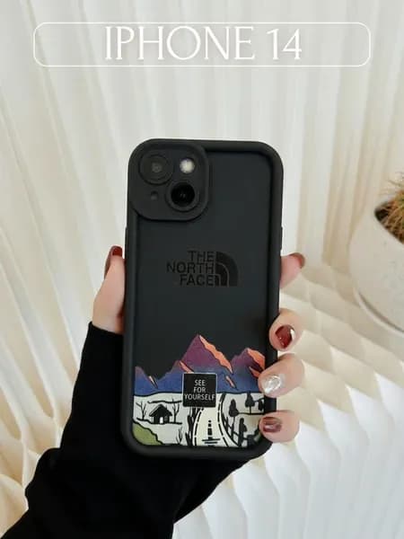 Чехол для iPhone 14 с принтом The North Face, защитный