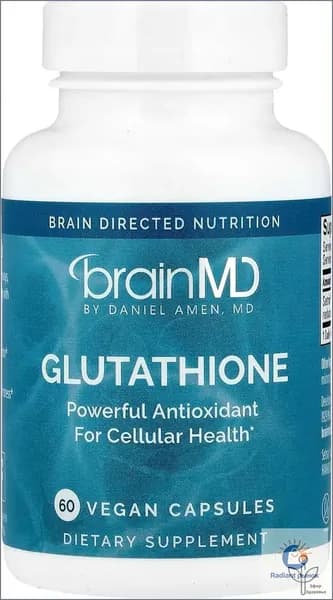 BrainMD Глутатион Ультра - Антиоксидантная Поддерживающая Добавка - 60 Капсул
