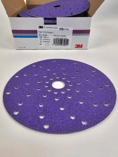 Круг абразивный шлифовальный 80 3M Hookit Purple+