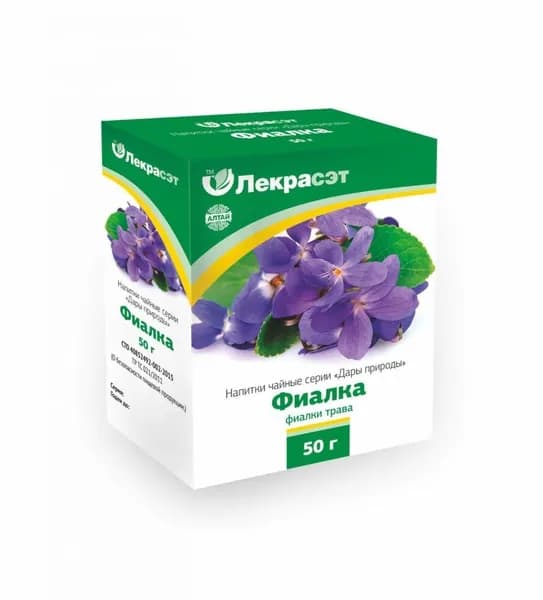 Чайный напиток Лекра-СЭТ Фиалка трава, 50г