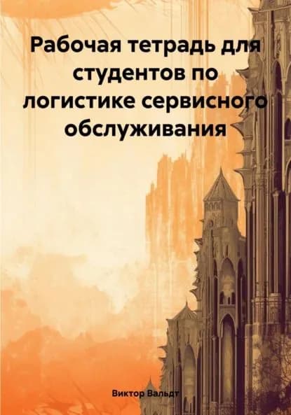Рабочая тетрадь для студентов по логистике сервисного обслуживания | Виктор Владимирович Вальдт | Электронная книга