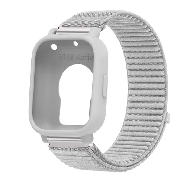 Нейлоновый ремешок с силиконовым чехлом, совместимый с Redmi Watch 5 Lite. Имеет тканый дизайн с эластичностью для мягкой и удобной посадки.