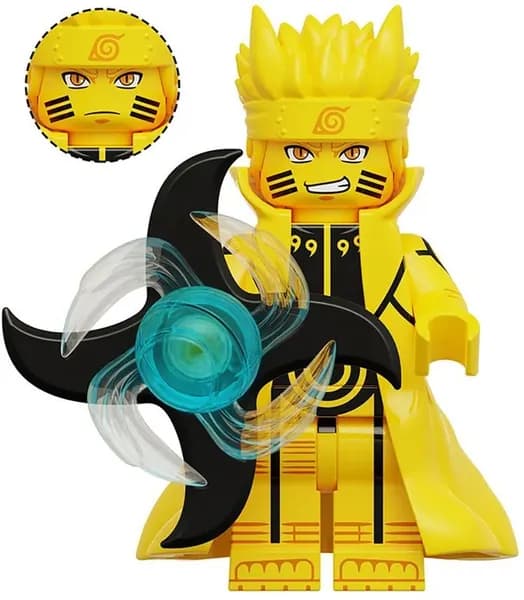 Фигурка аниме "Naruto", Наруто Удзумаки, конструктор для мальчиков Конструкторы совместимые с Лего подарок на Рождество и день рождения
