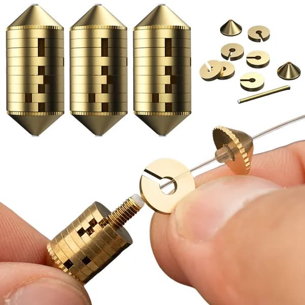 Грузики для регулировки поплавка, латунные, 4 г, 3 шт.