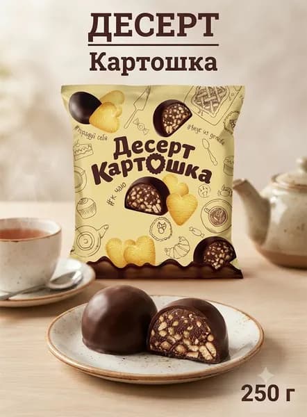 Конфеты Десерт Картошка 250г