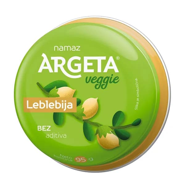 Овощной паштет из нута Veggie, Argeta, 95 г, Республика Сербия