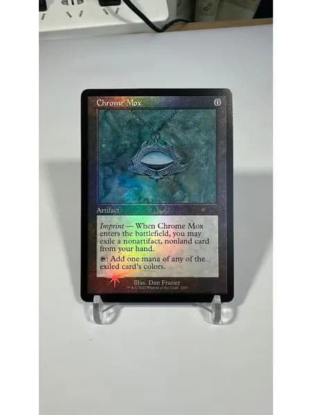 Набор MTG: Chandra FOIL, Chrome Mox, Chatterfang +25 раритетов FOIL-карты с защитным чехлом