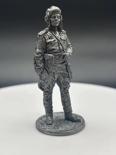Гвардии майор, командира танкового батальона,1945 год, СССР, оловянный солдатик