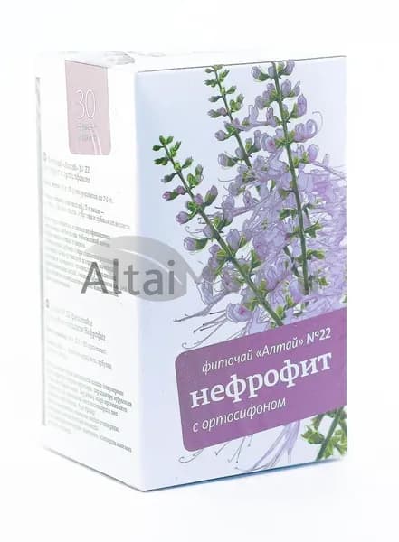 Фиточай Алтай №22 нефрофит, 30 пакетиков по 2г