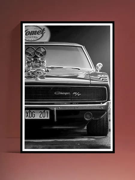 Постер на стену Dodge Charger без рамы (29,7х42см)