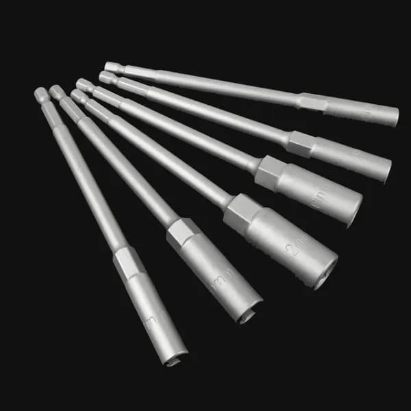 8*150mm удлинительная головка втулки, Удлиненные втулки соединительные стержни 150mm, шестигранниками отвертками