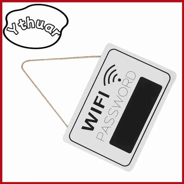 Знак с паролем Wi-Fi