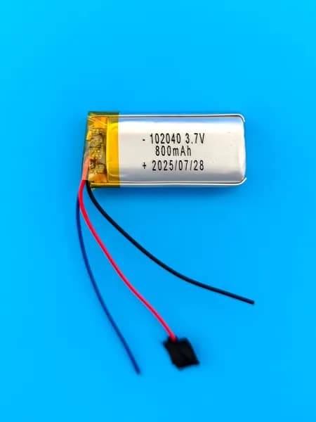 Аккумулятор 3.7v 800mAh 3pin 3 провода 102040 Li-Pol универсальная аккумуляторная батарея 10x20х40 Терабайт Маркет