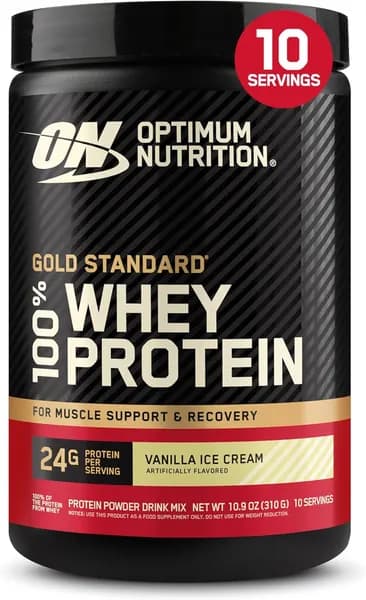 100% Whey Gold Standard Optimum Nutrition (310 гр) Ванильное Мороженое