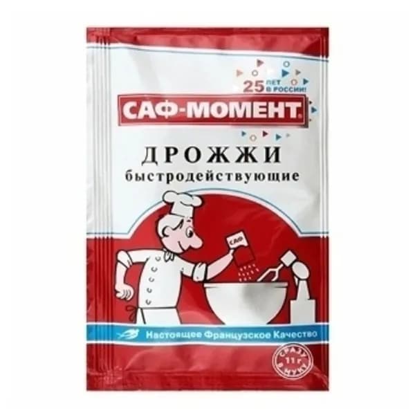 Дрожжи Саф-Момент быстродействующие сухие 11 г