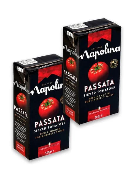 Томаты протертые Napolina, 2*500 г тетрапак