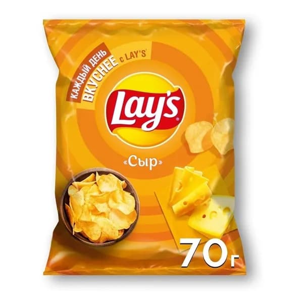Чипсы картофельные Lay's сыр 70 г