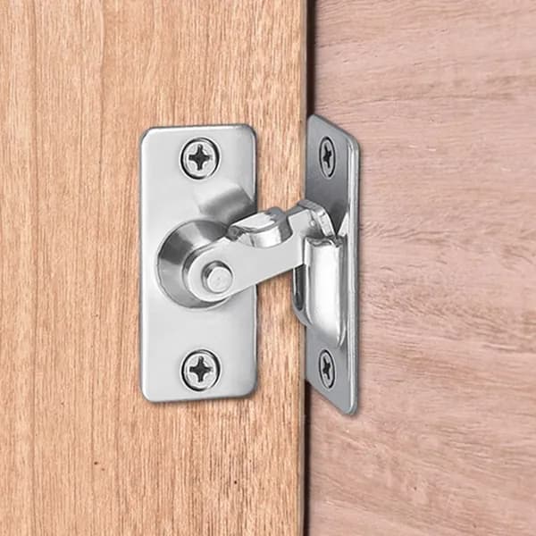 Замок раздвижной двери с пряжкой из нержавеющей стали на 90 градусов