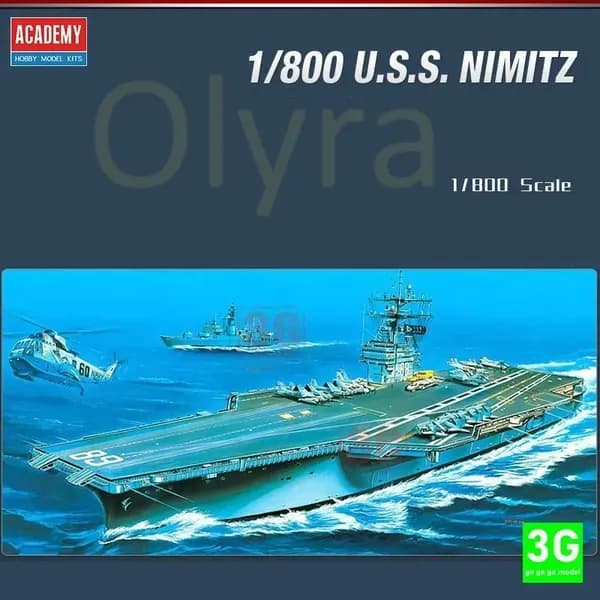 ACADEMY 14213 1/800 Сборочная модель авианосца "Нимиц"