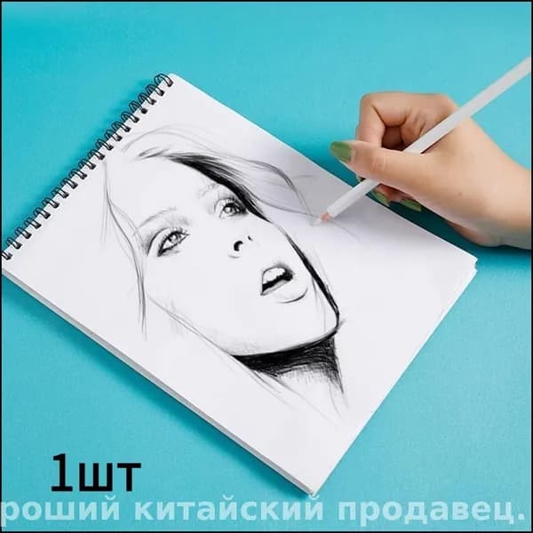 Профессиональный ластик премиум в формате ручки с гладкой поверхностью предназначен для черчения и рисования в школах