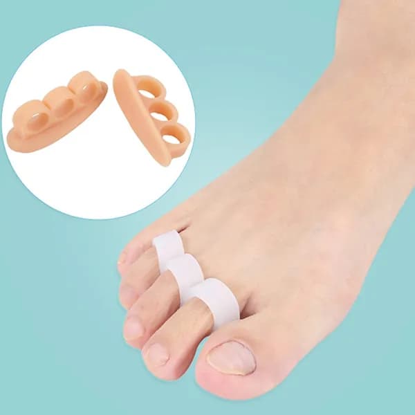 2 шт. Эластичные сепараторы для пальцев ног при вальгусе Hallux Valgus