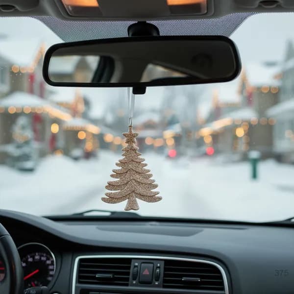 Автомобильная новогодняя подвеска, пластиковый ангел, украшение для салона на Рождество