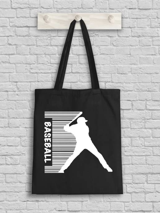 Шоппер qr code штрихкод спорт baseball бейсбол спортзал