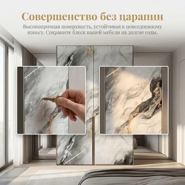 Декоративная пленка под мрамор, самоклеящиеся наклейки для ремонта мебели, водонепроницаемые, маслостойкие и жаропрочные обои из алюминиевой фольги, подходящие для ремонта кухонных столешниц и плит