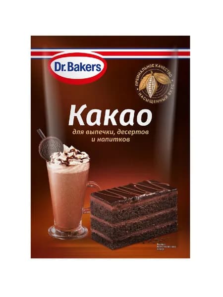 Какао-порошок Dr.Bakers, 25 г
