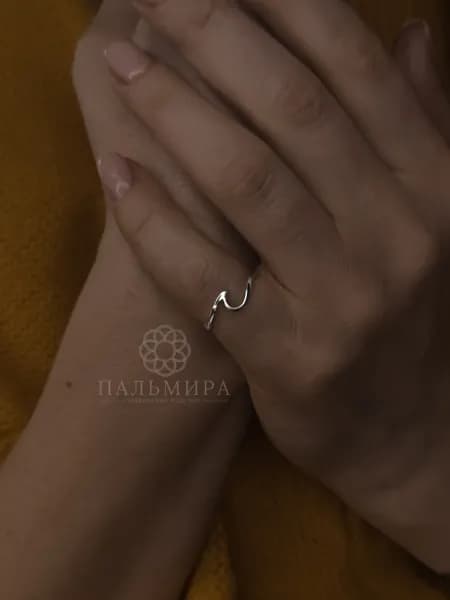 Пальмира Кольцо Серебро оксидированное 925 пробы