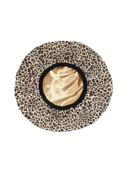 1PCS Leopard Print высокое качество дамы душ Cap