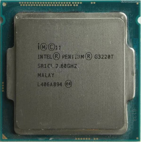 Процессор Intel Pentium G3220T ( 2,6Ghz, 1150, 3Mb, 2C/2T, GPU )
