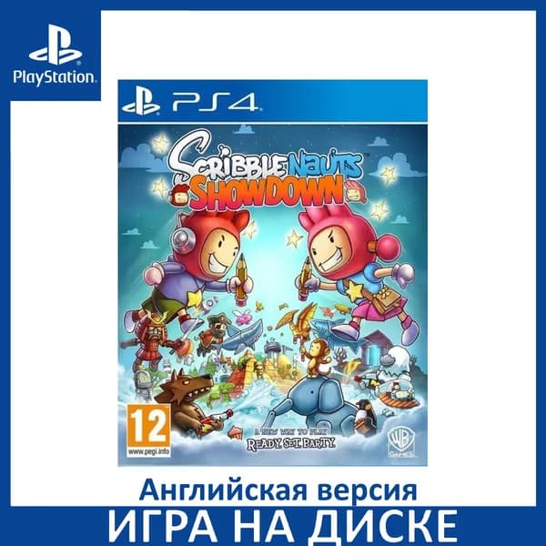 Игра Scribblenauts Showdown PS4 Диск на PlayStation 4 Английская версия