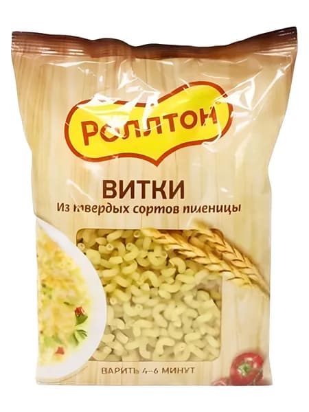 Макароны Роллтон Витки 400 грамм