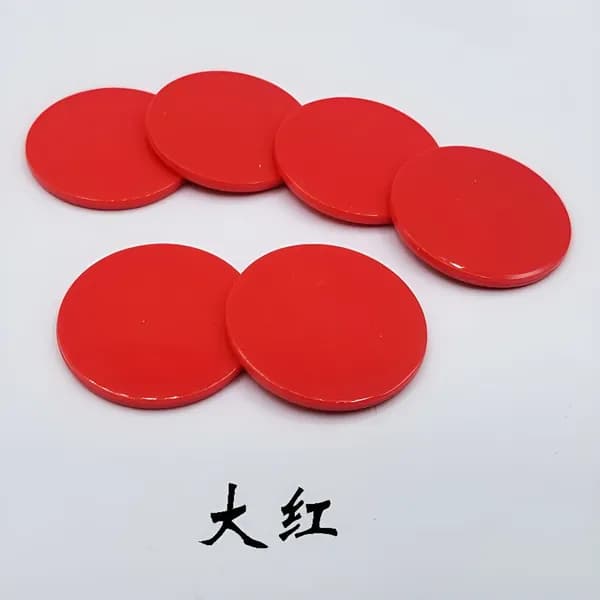 BESTSKY Игровые фишки для настольных игр 100 штук, разноцветные чипы для бинго.