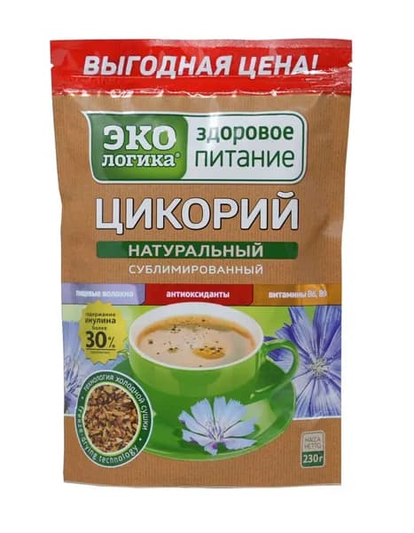 Экологика Цикорий растворимый, сублимированный, 230 гр.