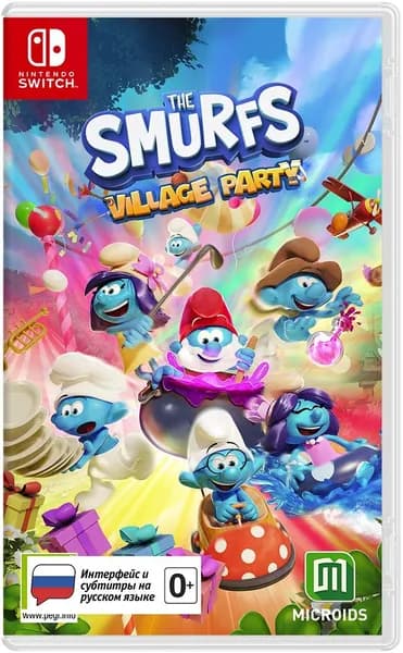 Игра The Smurfs - Village Party (Nintendo Switch, Русские субтитры)