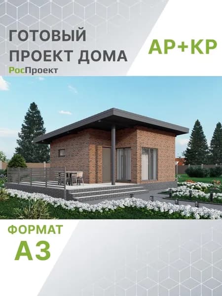 Проект RPg3523 - Одноэтажная баня с террасой и комнатой отдыха. (31 м2, 6м x9м)