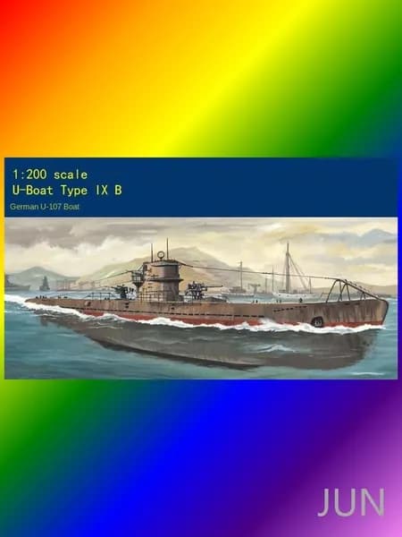 HobbyBoss 80914 1/200 Комплект модели Немецкая подводная лодка типа IX B с двигателем