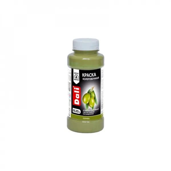 Краска колеровочная "DALI" олива 0,25л